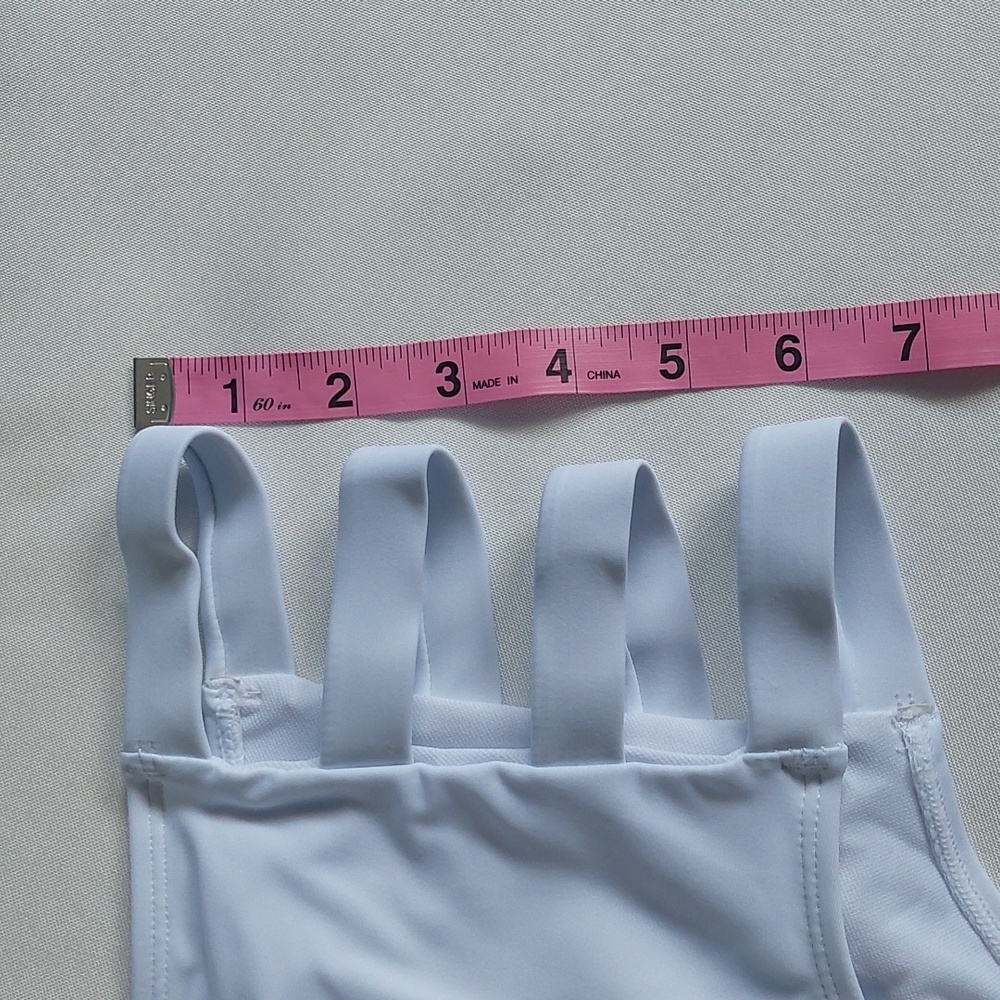 Shekini Bikini Bottoms women's one piece swimwear white size XXXXL - Picture 7 of 8